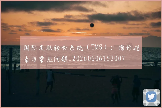 国际足联转会系统（TMS）：操作指南与常见问题_20260606153007